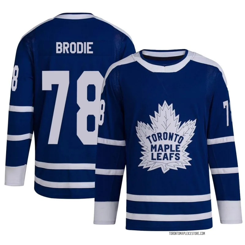 Women's Toronto Maple Leafs TJ Brodie Fanatics Branded Blue Breakaway  Player Jersey